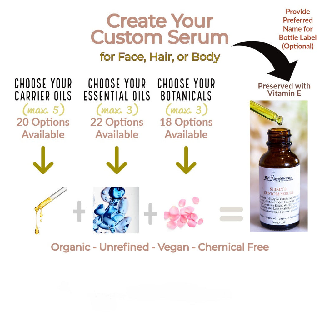 Custom Serum | Face, Hair, Body