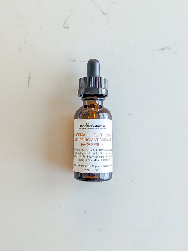 MORINGA + HELICHRYSUM Anti-Aging Antioxidant Face Serum